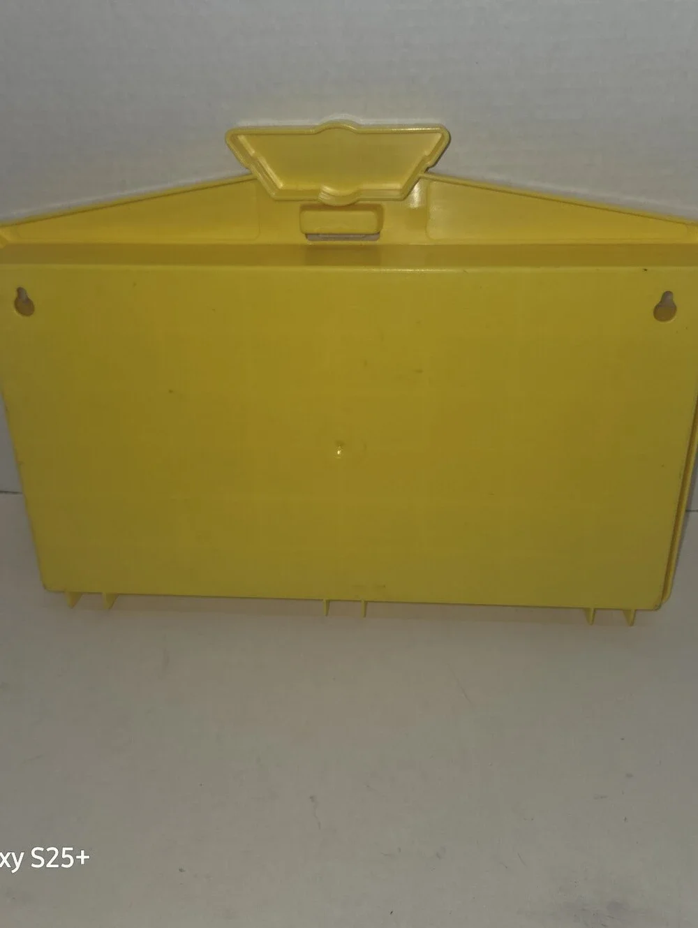 Vintage Micro Machines Yellow Display/Storage Case, Wall Mount, Galoob, 1989